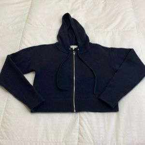 Naked cashmere crop cashmere hoodie xs
